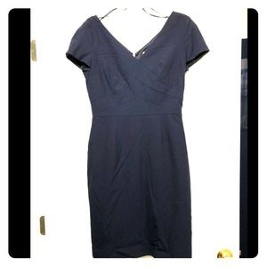 Navy Wool Banana Republic Dress